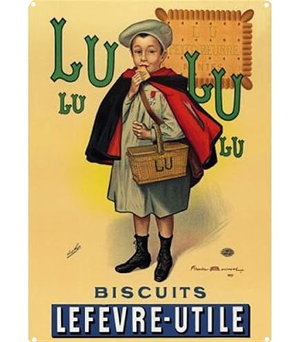 Plaque métal publicitaire 15x21cm bombée : Licence IV