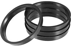 X AUTOHAUX 4pcs Bague de Centrage Jante 72.6mm à 66.1mm Universel Voiture Moyeu Centrique Anneaux