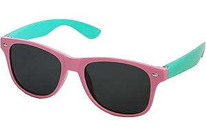 Kiddus Lunettes de Soleil Polarisées Enfants. Age recommandée 6+ ans. Protection solaire UV400. Conformes à la norme européenne EN ISO 12312-1 : 2022. Couleurs assorties