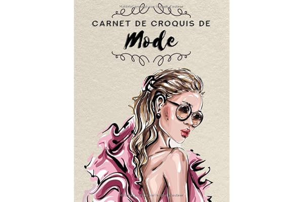 Carnet de croquis de mode: 100 Silhouettes féminines prêtes à dessiner | Pour les stylistes et les étudiants
