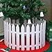 Produktbild Zaun,Setsail 120 cm Frohe Weihnachten Kunststoff Garten Zaun Baum Blume Happy Birthday Geschenk Dekoration