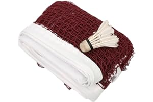 CRSUSUKJ Outdoor Federbällenetz, Badminton Netz Federballnetz, Badmintonnetz Tragbares Federball, Badminton-Netz für Indoor, Badminton Netz, Sport Net, Badminton Net, Einstellbare Faltbare Badminton Net