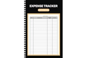 Expense Tracker Notebook: Daily Spending Tracker Bill Organizer Log Book, Budget Planner, Money Management Ledger Notebook for Personal or Small Business Use (105 Pages 6x9 Inches)