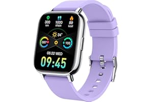 uaue Reloj Inteligente Hombre Mujer, 2024 Nueva Smartwatch con Pulsómetro, 1.69" Smartwatch Hombre con Monitor de Sueño, Podómetro, 24 Modos Deportes, Impermeable IP68 Pulsera Actividad Motast