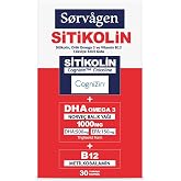 Sorvagen-Smart Sitikolin, Dha Omega 3 Norve&ccedil; Balık Yağı Ve B12 (30 Kaps&uuml;l)