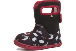 Bogs Baby Dots Coffee Thermal Insulated Wellies 71459 UK4-UK8