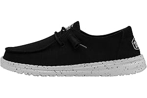Hey Dude Wendy Slub Canvas, Moc Toe Shoes Mujer