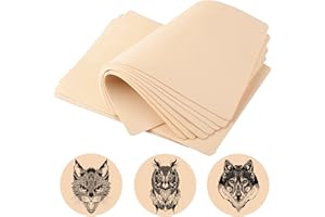 Tattoo Übungshaut 15 Stück - Emalla Doppelseitige Tattoo Kunsthaut 5.62 x 7.48 in profi Tattoo Praxis Haut Tattoo Skin für Tattoo Übung geeignet für Tätowierer und Anfänger