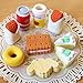 Homgaty 9Pcs Cake Biscuit Cookies Novelty Cute Food 3D Eraser Rubber Stationery Kids Gift (Cake Cookies Series)
