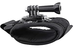zhoul Supporto per Cinturino da Polso per Cinturino da Polso con Cinturino a Rotazione a 360 Gradi per Gopro Hero 1/2/3/3 +/4