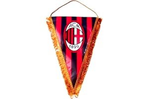 CALCIOGADGETS Gagliardetto MILAN UFFICIALE Misura cm. 17 x 14 piccolo Rossonero Triangolare GAGMI17x14-RCH1210