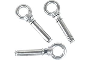 newlng Bulloni di Espansione M8 x 60mm 304 Acciaio Inossidabile Vite Espansione Ancoraggio Anello Bullone Occhiello Vite ad Espansione con Bullone ad Anello 5 pz