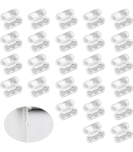 Lot De 20 Connecteurs De Chaîne, Connecteur De Chaîne Perlée En Plastique Vertical Pour Store Romain, Cordon Pour Stores Verticaux, Rouleau De Rideau