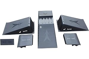 Selltex Rampe XL 4 voies pour VTT, skateboard, BMX RC Cars 188 x 122,5 x 23 cm (L x l x H)