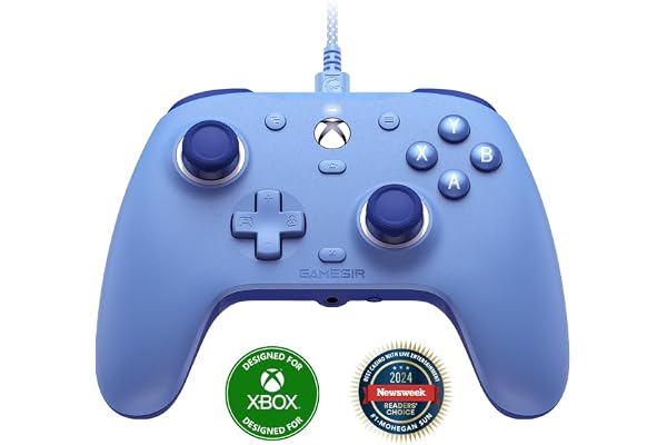 GameSir G7 SE Mando con Cable para Xbox Series X|S, Xbox One & Windows 10/11, Plug and Play Gamepad para Juegos con Joysticks de Efecto Hall, Conector de Audio de 3,5 mm (Azul)