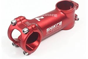 BIKECO 31.8 Stem 7 Degree 45mm 55mm 65mm 70mm 80mm 90mm 100mm 110mm Bike Handlebar Stem Riser MTB Stem for Mountain Bike, Road Bike, BMX,Track Bike