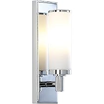 Lampada A Parete/bagno Light Antoine Metal Chrom E14 3x Max 40W IP44 H: 18 Cm L: 40 Cm Dimmabile