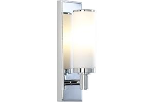 Astro Verona Bathroom Wall Light - IP44 Rated - (Polished Chrome), E14/SES Lamp, Designed in Britain - 1147001 - 3 Years Guarantee