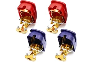 ZAWTR 4Pcs Liberación Rápida Bornes de Batería,Terminales de Batería de Coche Bornes Bateria Coche 12v Positivo&Negativo Conectores de Batería,Terminal de Bateria Conector de Bateria para Coche/Camion/Barco