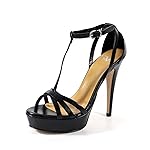 Sandali Donna Neri Fatti a Mano Made in Italy Tacco 13 Plateau Versace 19.69