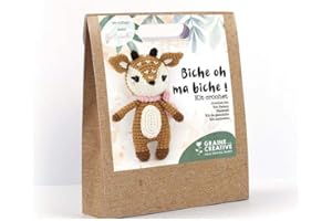 GRAINE CREATIVE Graine Créative Kit crochet Biche - 17 cm - 12 pcs