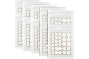 QIJIEFENCC 300 sztuk łatek do usuwania pryszczy o szybkim działaniu, niewidoczne naturalne łatki do usuwania pryszczy