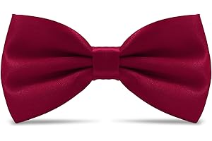 AHLPO Elegante Herren Fliege - Hochwertig, Mit Haken Verstellbar, Fliege Anzug für Hochzeit Party Feiern Büro Geschenk, Fliegen für Herren Damen Jungen, Fliege Schwarz