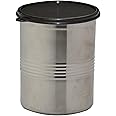 Signora Ware Modular Steel Container Round 1500Ml, Set of 1, Black