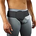 LJXiioo Inguinal Hernia Belt For Men I Left or Right Side I Post Surgery Men's Inguinal Hernia Support Truss For Inguinal, Groin Hernias I Adjustable Waist Strap