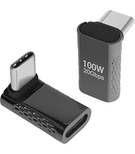 Adattatore USB-C Goobay 240W 40Gbps - Forma A U, 180&deg;, USB4 - Retrocompatibile Con USB 3.1/2.0, Per 8K@60Hz