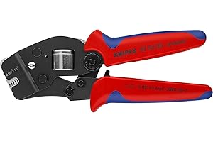 KNIPEX Selbsteinstellende Crimpzange für Aderendhülsen mit Fronteinführung in Blistermit Mehrkomponenten-Hüllen 190 mm, 97 53 08 SB