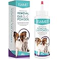Kurchugo Dog Ear Cleaner, Ear wash for Dogs & Cats, Dog Ear Powder for Hair Removal, Pet Ear Infection Treatment, Effectively Removes Debris, Waxy, Buildup and Ear Odor, Soothes Itchy & Inflamed Ears