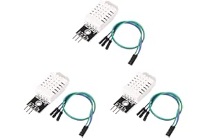 Dealikee 3 Stück Temperatursensor und Luftfeuchtigkeitssensor, 3V-5.5V mit Platine und Kabel kompatibel mit Arduino und Raspberry Pi
