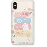 Multitronic iPhone X ve Xs Uyumlu Be Cute Tasarım Baskılı Şeffaf Kılıf
