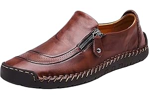 Dinglong Mocassini Uomo Scarpe in Pelle da Uomo Casual Business Casual con giunture Inglesi Superiori in Pelle Laccata da Uomo Nuove Mocassini Uomo Scarpe Uomo Scarpe Antinfortunistiche Uomo