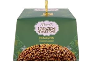 VITTLEITALY Bauli creazioni di panettone pistacchio mit Pistaziencreme und karamellisierten Pistazien 750g