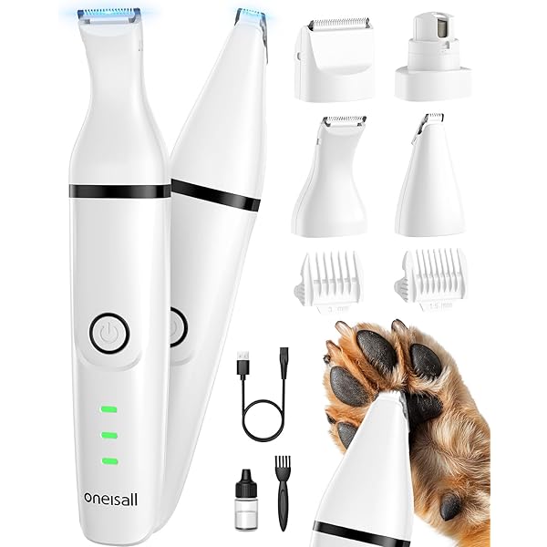 Fellpflege-Set Für Hunde & Katzen – Kabelloser Pfotenschneider Mit LED, Nagelknipser, Fußcreme, Schaumreiniger – 150 Ml, Komplett Set