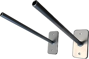 AMAYA SPORT Barras de Pared para Colchonetas de Pilates de Aluminio de gran Resistencia, Fácil de Colocar, Para Varias Colchonetas con Estabilidad
