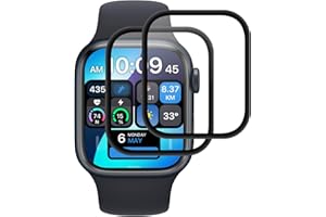 IQSHIELD Verre Trempé pour Apple Watch 40mm SE 3 (2025) / SE2 / SE, Haut Définition Protection écran, 2 Pièces Vitre Protection de Anti Rayures, 3D Couverture Complète, Sensible au Toucher, Sans Bulles