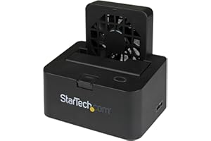 StarTech.com Station d'accueil USB 3.0 / eSATA externe pour disque dur SATA III 6 Gb/s de 2,5"/3,5" avec UASP et ventilateur (SDOCKU33EF)