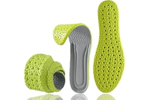 DSYSC Shoe Insoles, Memory Foam Insoles, Providing Great Shock Absorption and Cushioning for Feet Relief, Super Soft Shoe Insoles Men Women, Best Replacement Shoe Inserts (UK 7-9 11.2 inch)