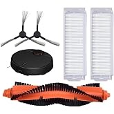 فلتر متوافق مع Mi Vacuum Mop Pro (STYJ02YM) / Vacuum Mop P (XMSTJQR2S)، مجموعة ملحقات قطع غيار الفرشاة - أسود 5 قطع
