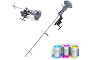 GMSLUU Agitatore Pneumatico Macchina di miscelazione Colore 1/2 CV 50 Galloni Pneumatico Agitatore 50-2000 giri/min In Acciaio Inox Agitatori Per Mescolare Vari Rivestimenti
