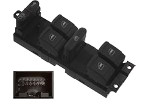 febi bilstein 37644 Switch Unit for power window regulator, with safety switch, driver side, pack of one