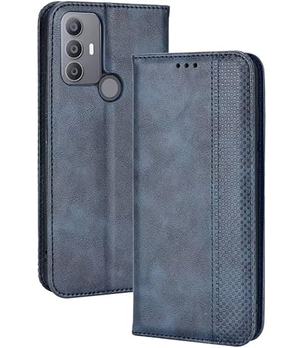 SEAHAI Cover In Pelle Portafoglio Per TCL 30 SE / 305 / 306 Con Slot Carte E Supporto (Nero) - 2