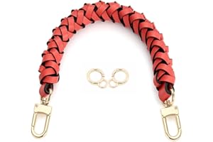 ‎SENRAL Senral Kurzer Ersatzriemen für Handtaschen, geflochtenes Echtleder, Griff für Neonoe Bag Artsy, Beaubourg Hobo Noe Top Griff Strap Geldbörse Herstellung