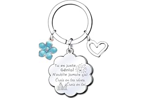 Lumengqi Porte-clés pour hommes Femmes Un cadeau de remerciement pour la famille, les amis, les petits amis, les petites amies, les collègues Voiture Porte-clés L'anniversaire Merci pour le cadeau