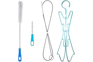 CHJIEJIE Kit de Limpieza para Burbujas de Agua, Cepillo de Limpieza, cepillos de Limpieza para Bolsas de Agua, Juego de Limpieza, Kit de Limpieza 4 en 1