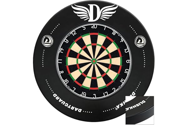 T : anneau de 2,5 cm pour cible de fléchettes, protection murale en EVA durable, cadre de cible de fléchettes intérieur et extérieur, idéal pour les jeux de famille et de fête, accessoire de