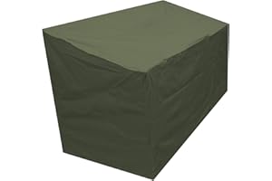 Oxbridge Green 4 Seater Outdoor Garden Bench Cover 2m x 0.68m x 0.66-0.91m/6.6ft x 2.25ft x 2.2-3ft 5 YEAR GUARANTEE
